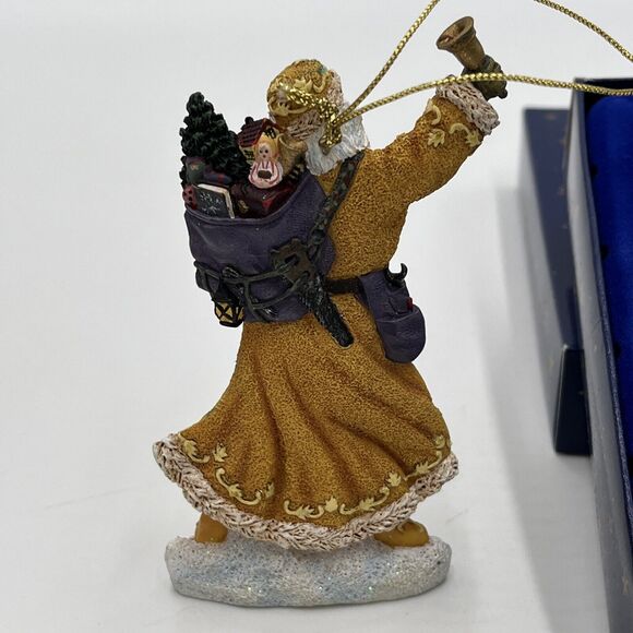 Vintage Pipka's 2001 Stories Of Christmas Carpenter Santa 11435 Holiday Ornament - Picture 9 of 12